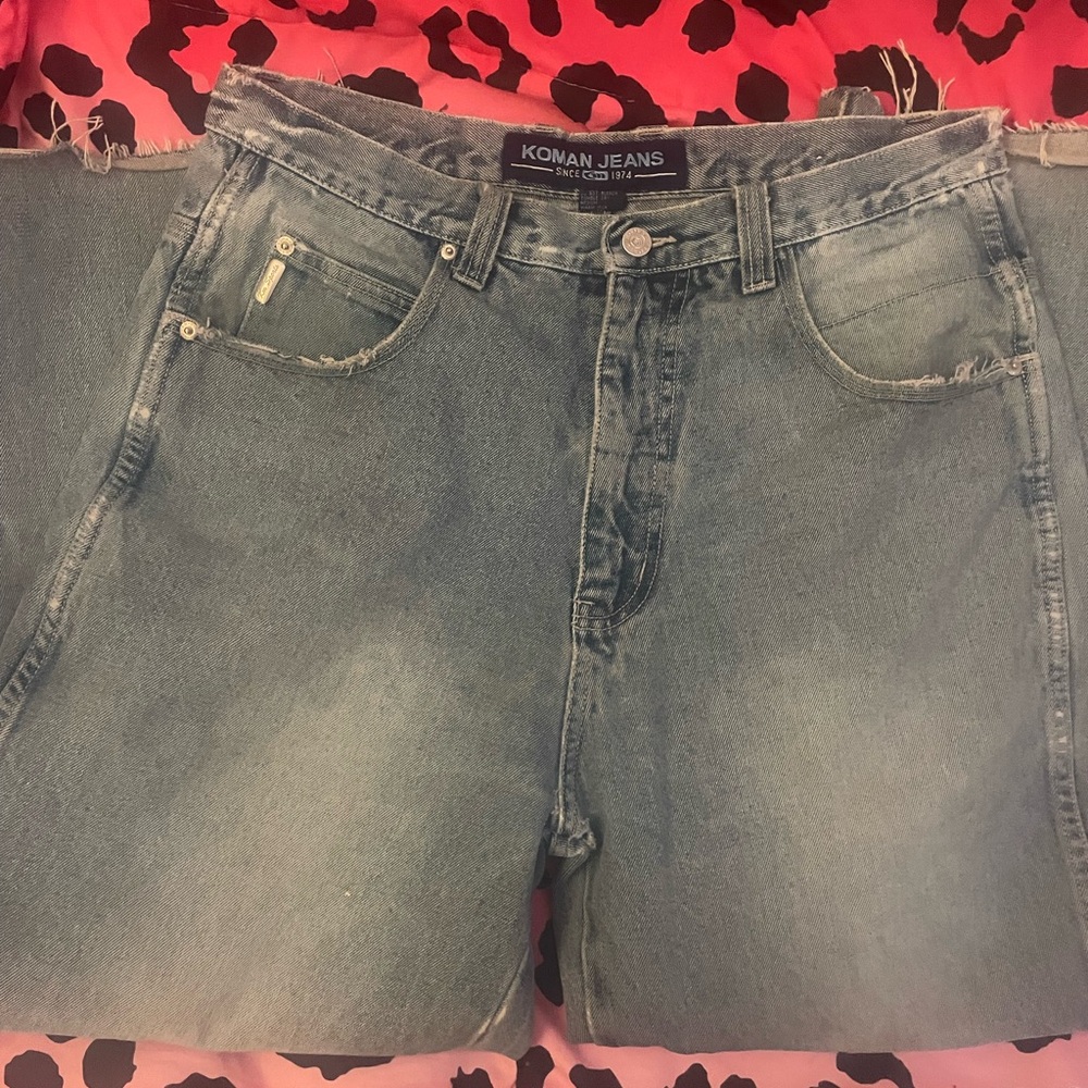 Men's Relaxed Fit Blue Denim Koman Jeans